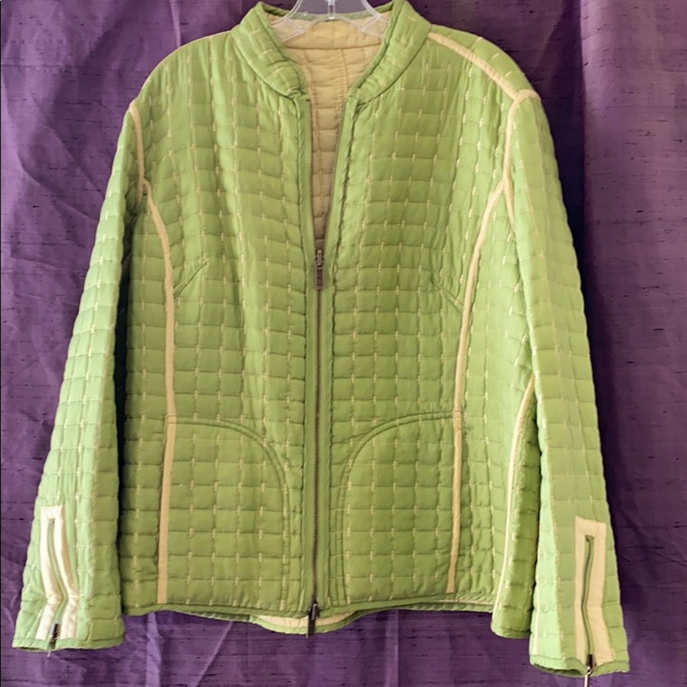 Quilted Silk Reversible Jacket